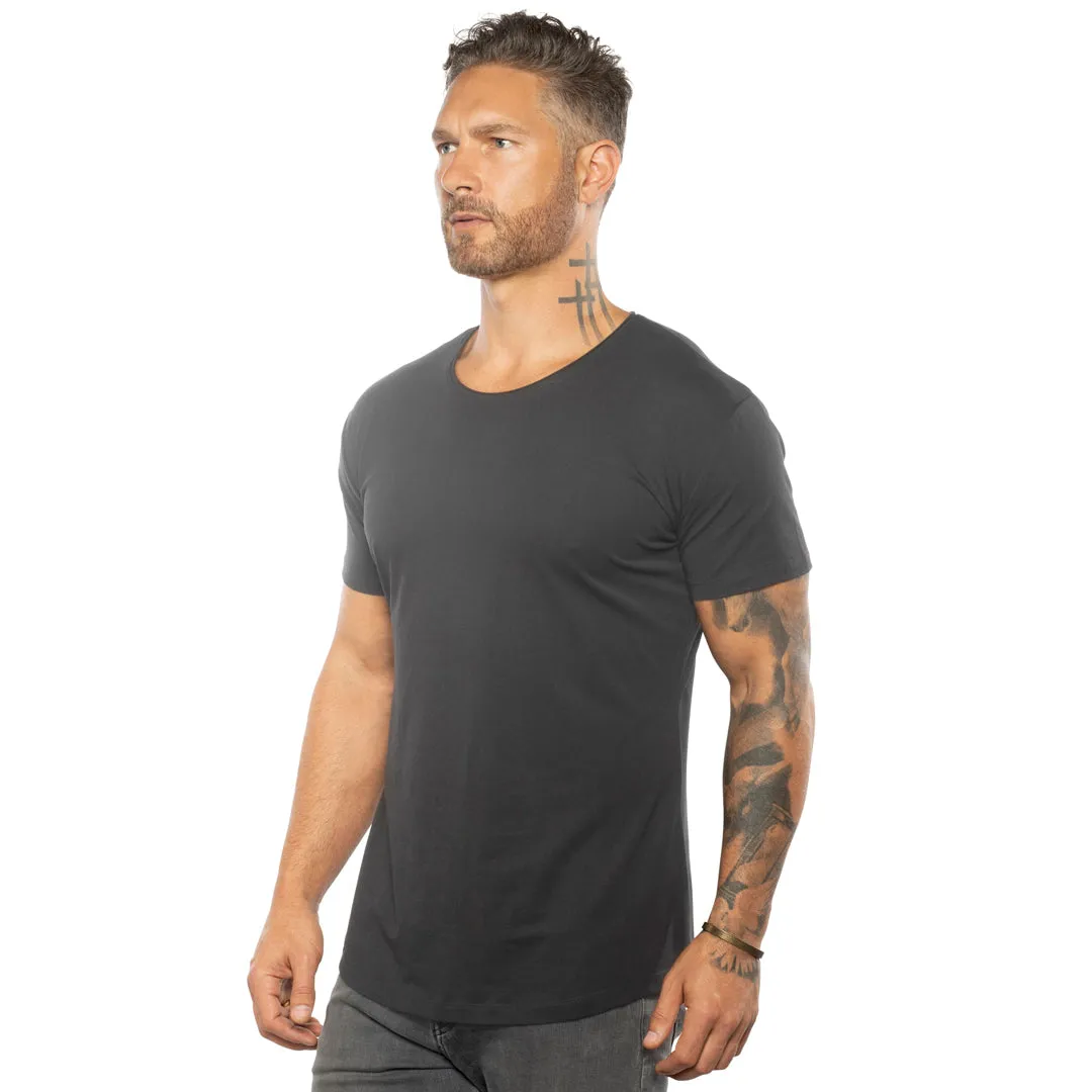 Silas Raw Neck Slim Fit Tee [Restock Est Jan 2025]