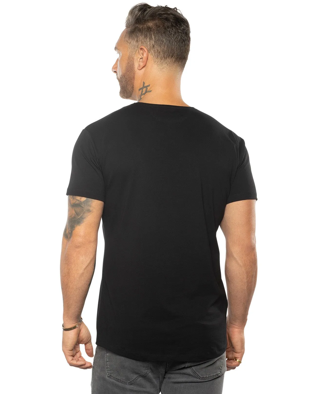 Silas Raw Neck Slim Fit Tee [Restock Est Jan 2025]