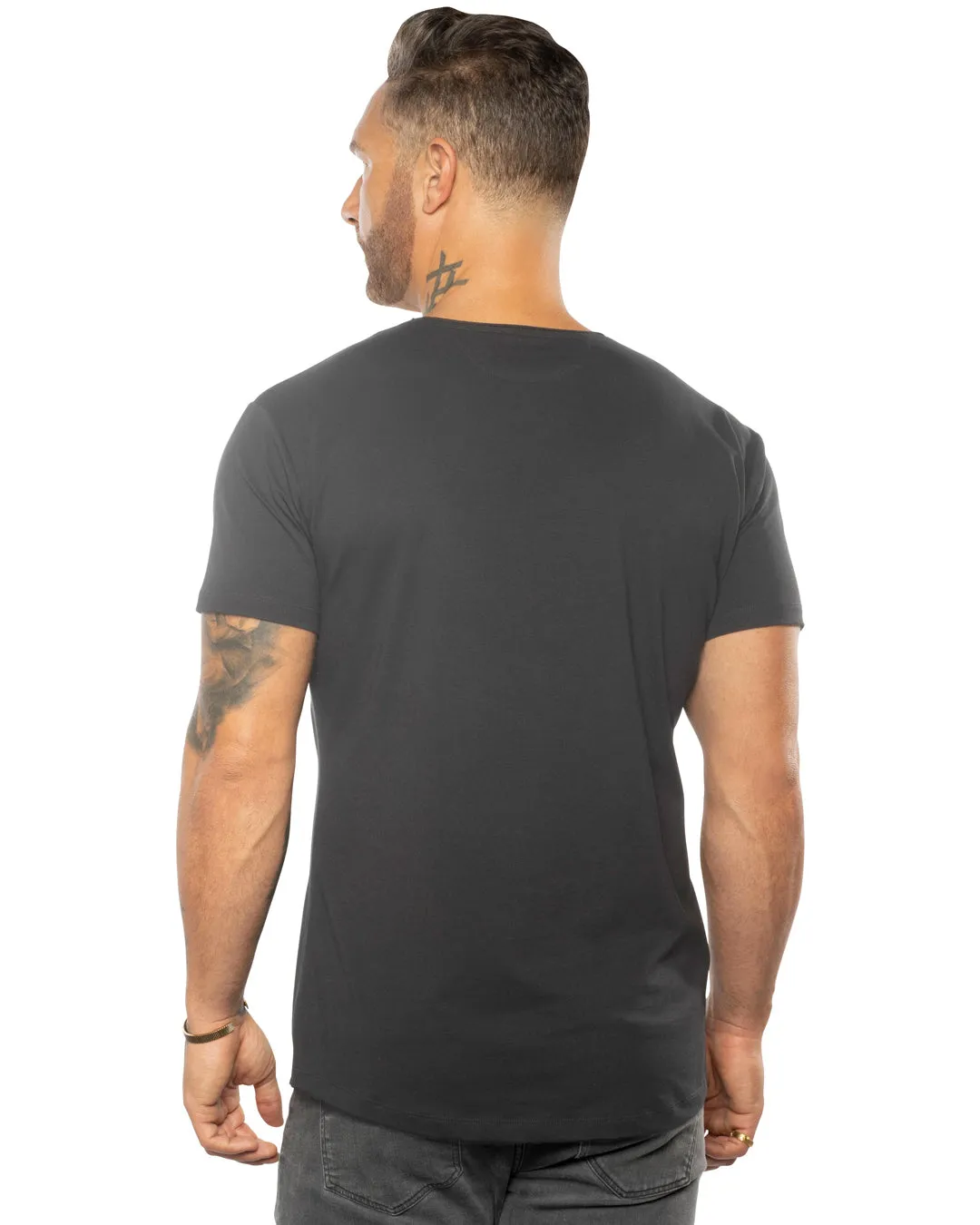 Silas Raw Neck Slim Fit Tee [Restock Est Jan 2025]