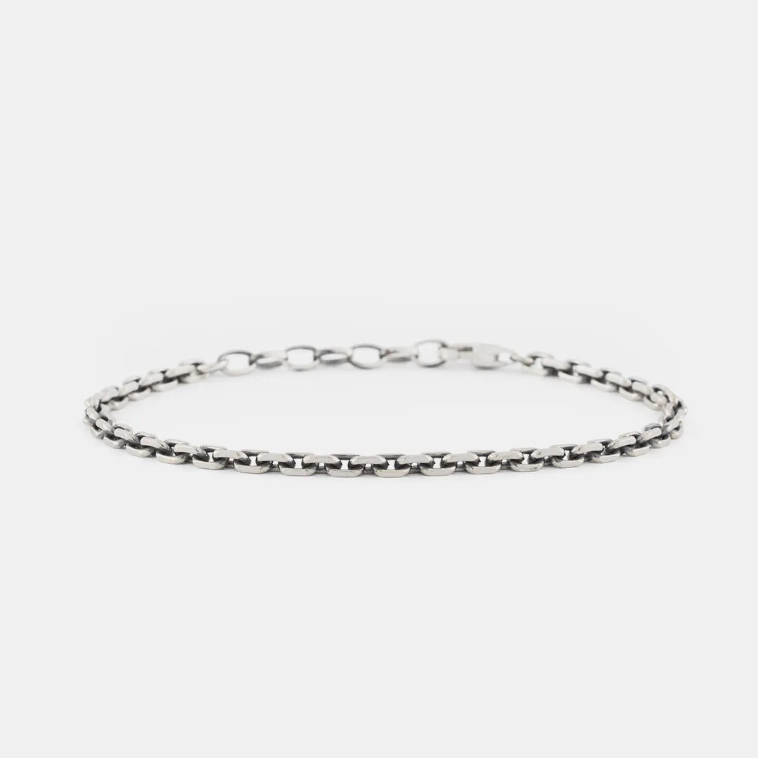 Silver Cable Bracelet