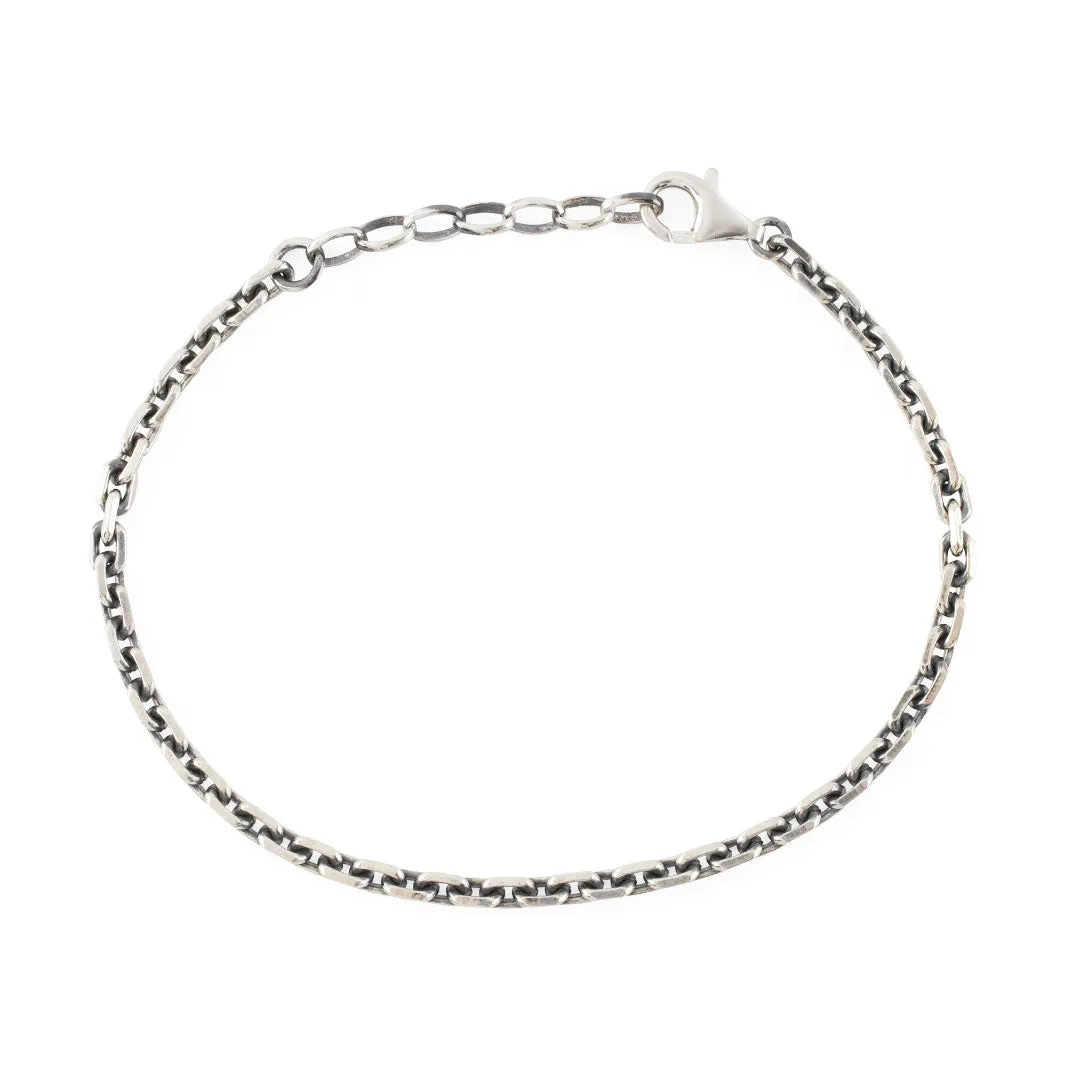 Silver Cable Bracelet