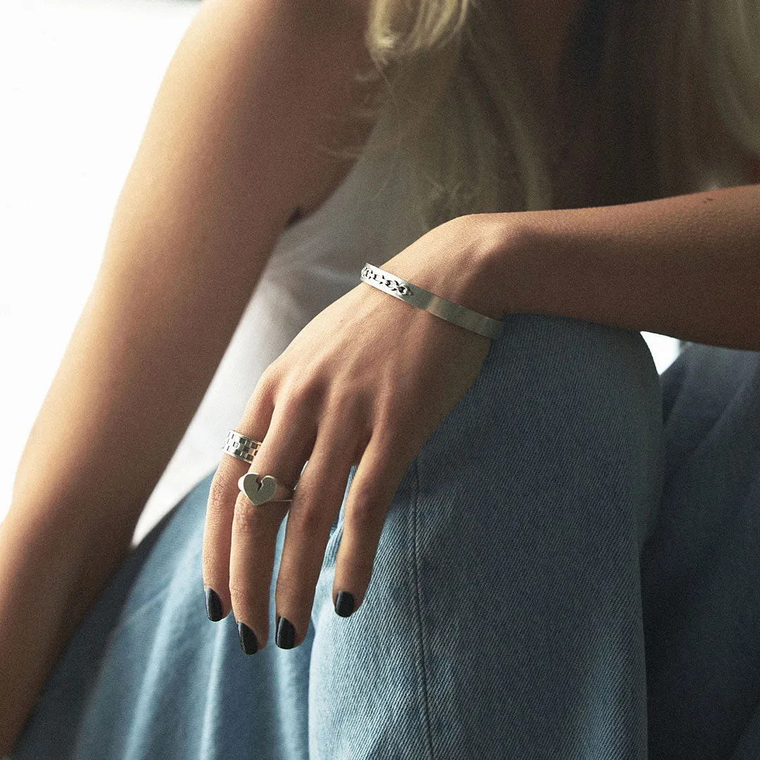 Silver Chain Bangle