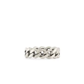 Silver Cuban Link Ring