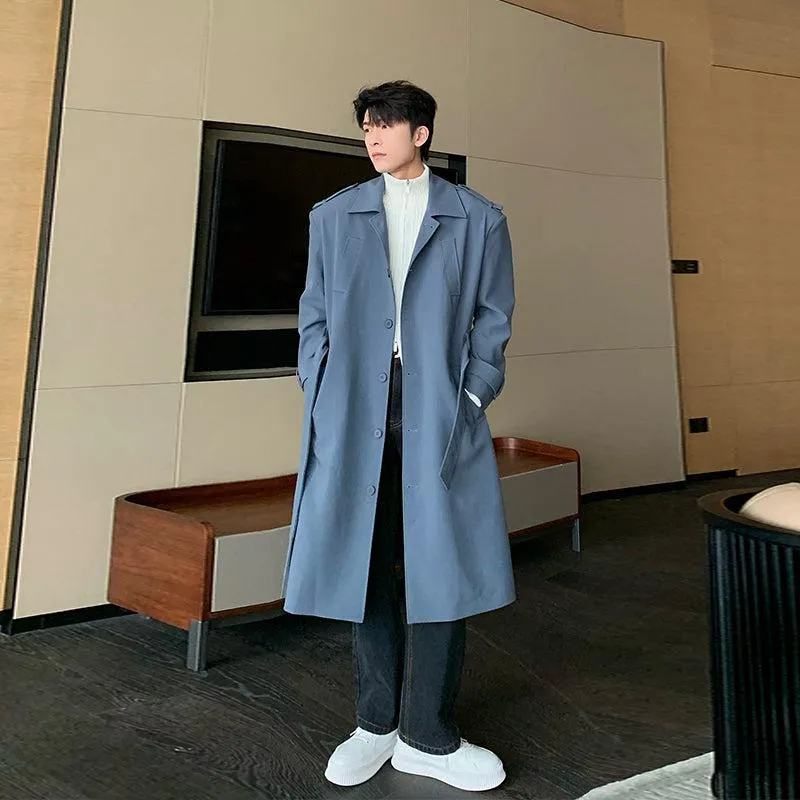 Single-breasted Belted Trench Coat