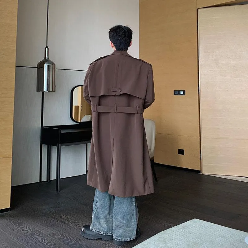 Single-breasted Belted Trench Coat