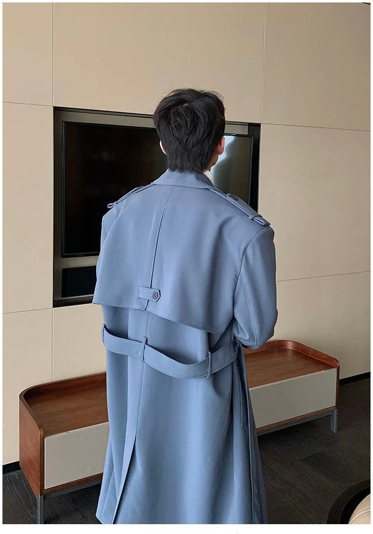 Single-breasted Belted Trench Coat