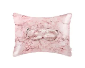 Slip travel set - pink marble