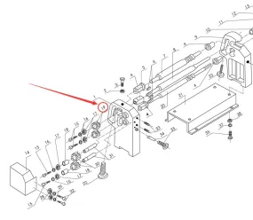 Spare parts for KAKA Industrial W01-2422 24-Inch Slip Roll Machine