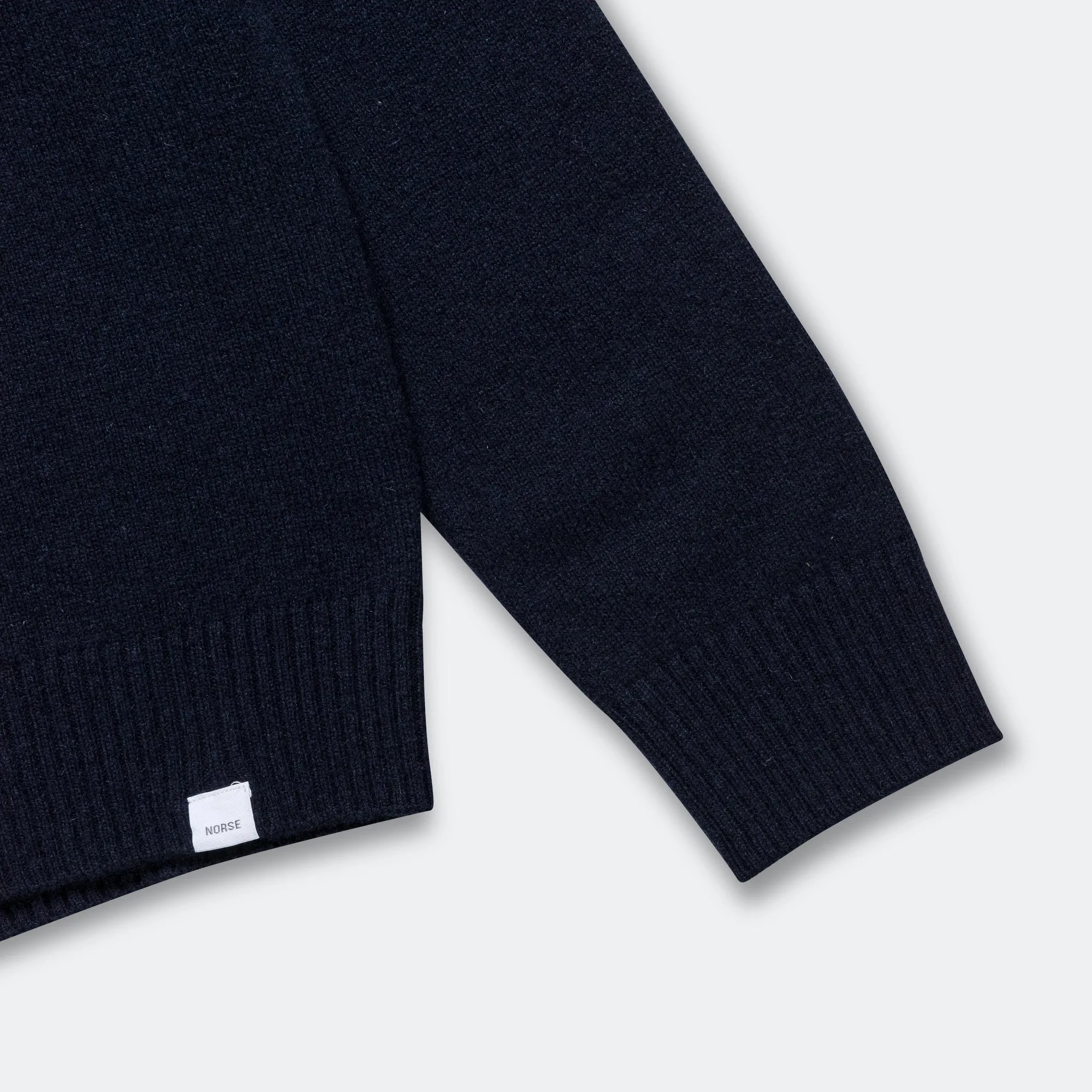 Standard Merino Lambswool Polo - Dark Navy