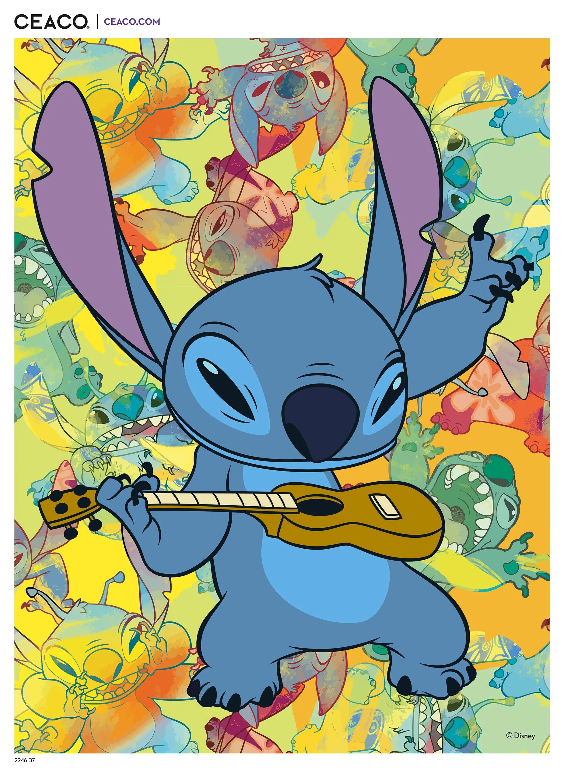 Stitch Galaxy Grunge- 300 Piece Puzzle