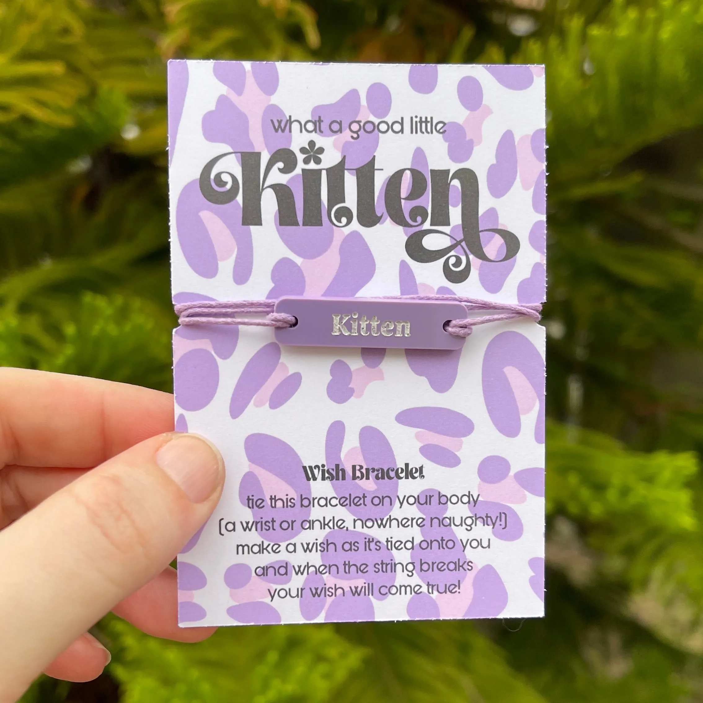 Submissive Kitten - Tag Wish Bracelet