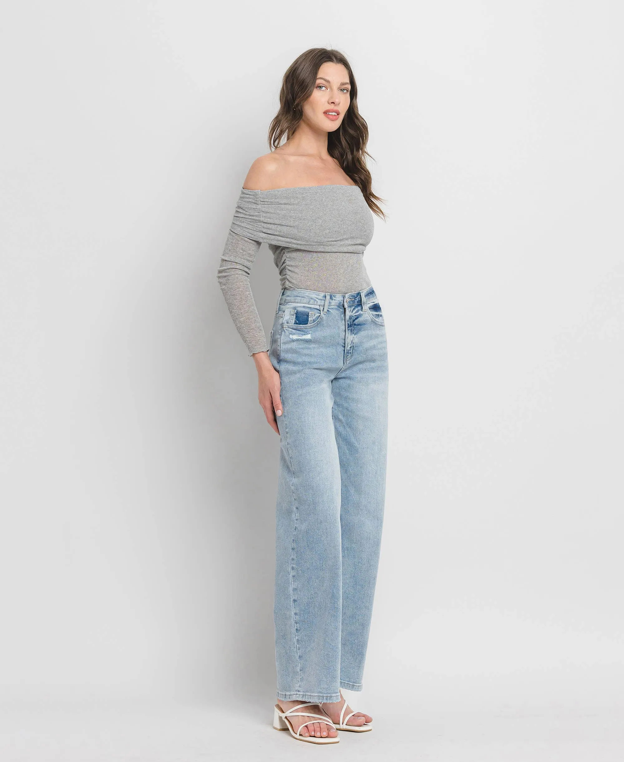 Super Wide Leg Jeans