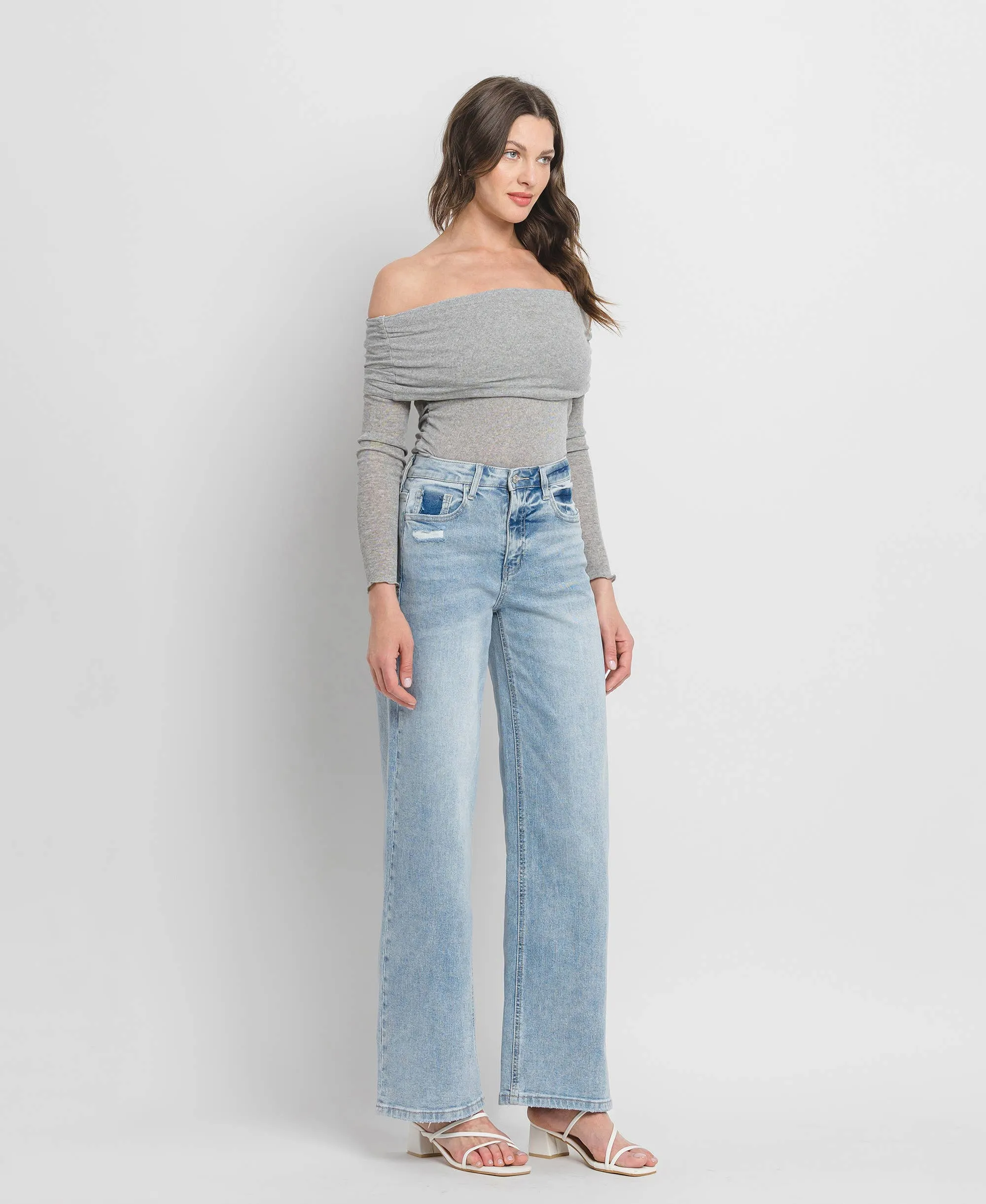 Super Wide Leg Jeans