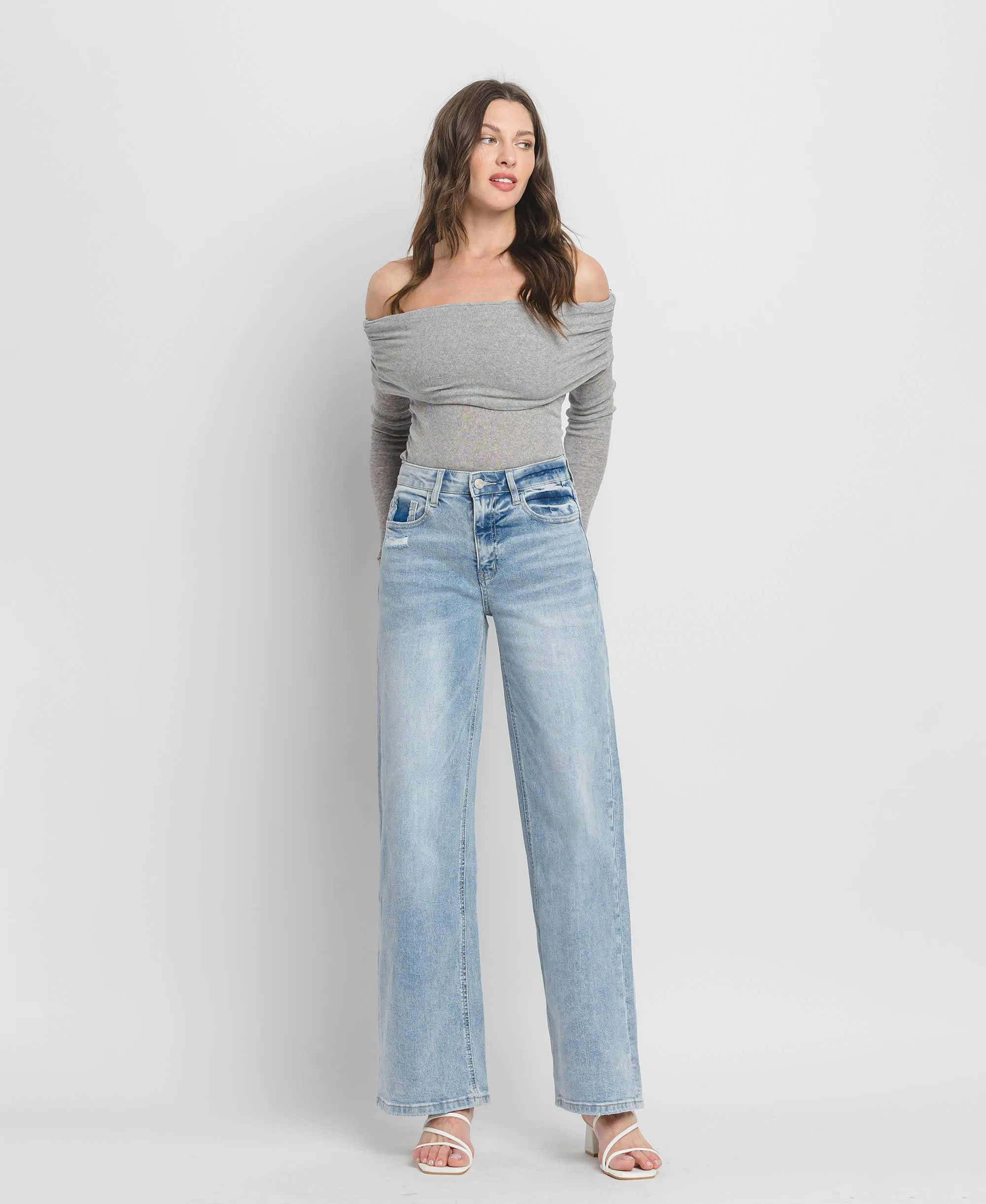 Super Wide Leg Jeans