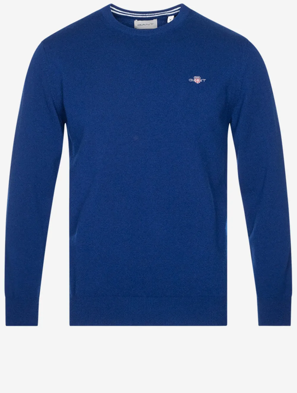 Superfine Lambswool Crew Neck College Blue