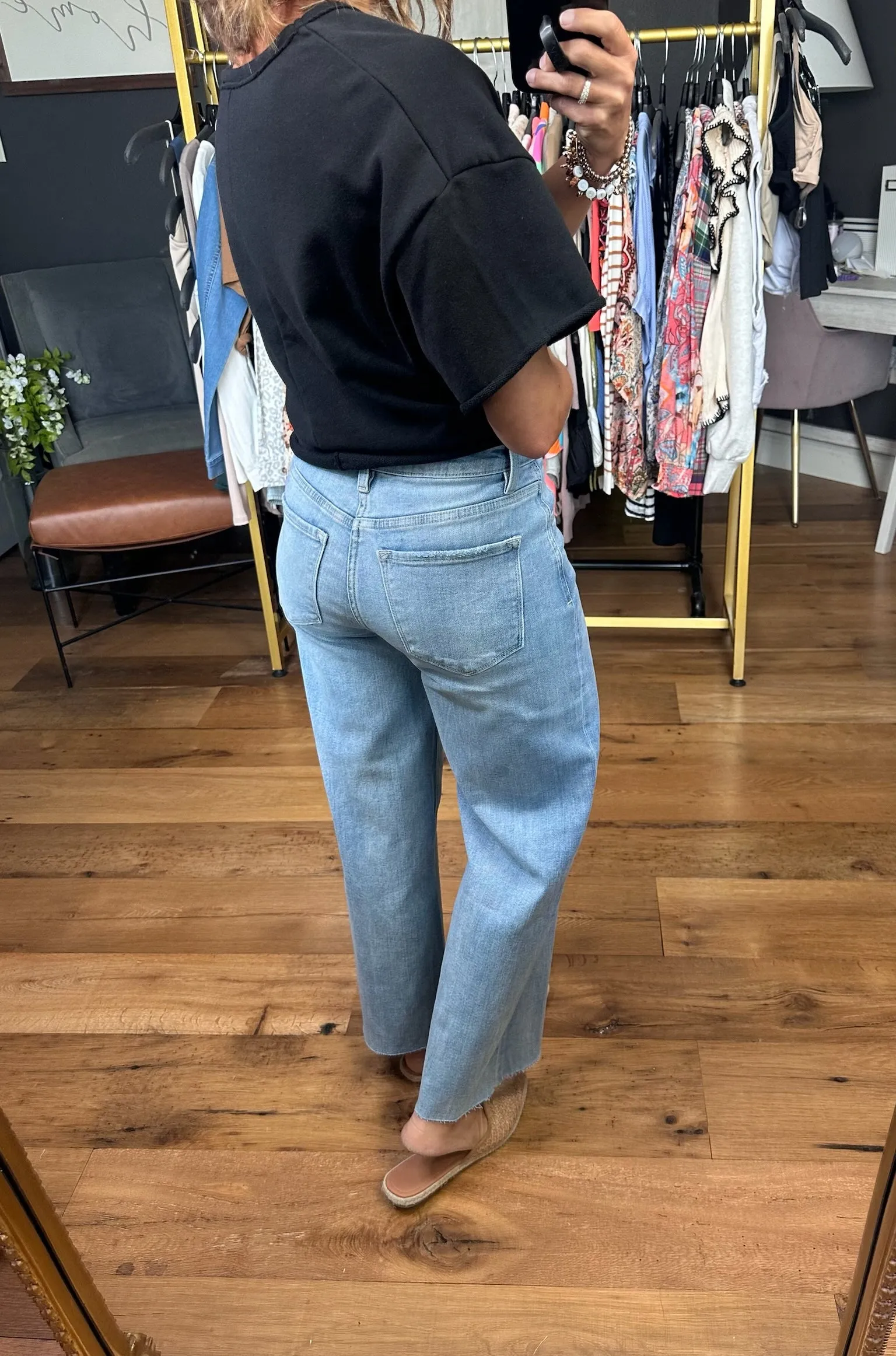 The Maggie High-Rise Wide Leg Denim