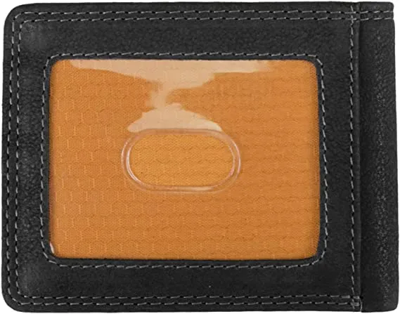 Timberland PRO Men's Slim Leather RFID Bifold Wallet