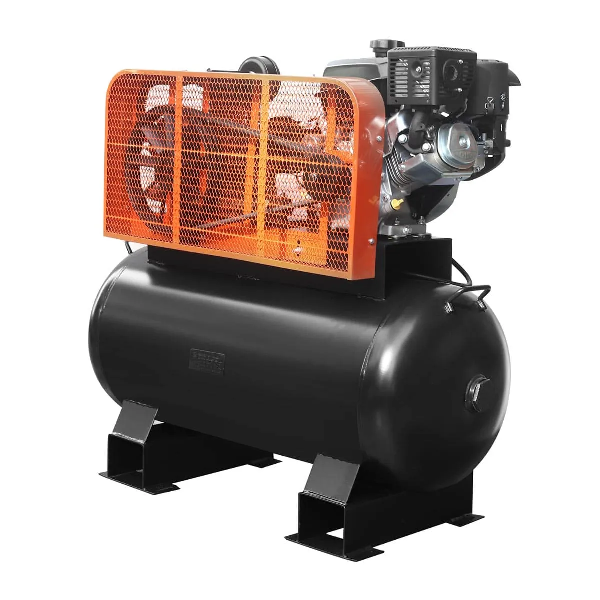 TMG Industrial 60 Gallon 2-Stage Truck Mounted Air Compressor, 14 HP Kohler Command Pro Engine, Horizontal Tank, 18.5 CFM @ 175 PSI, TMG-GAC60