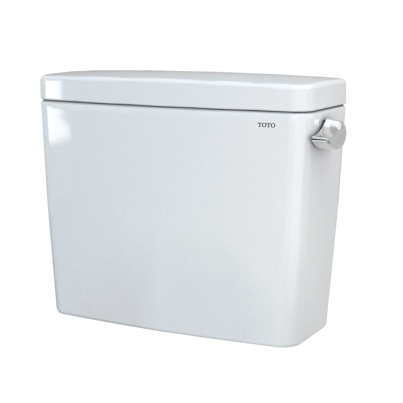 TOTO ST776ER#01 Drake 1.28 GPF Toilet Tank with Right-Hand Trip Lever, Cotton White