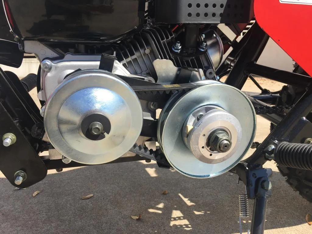 Trailmaster MINI Bike MB200 Front and  Rear Shocks, Torque Converter, Head Light.  OFF ROAD ONLY, NOT STREET LEGAL