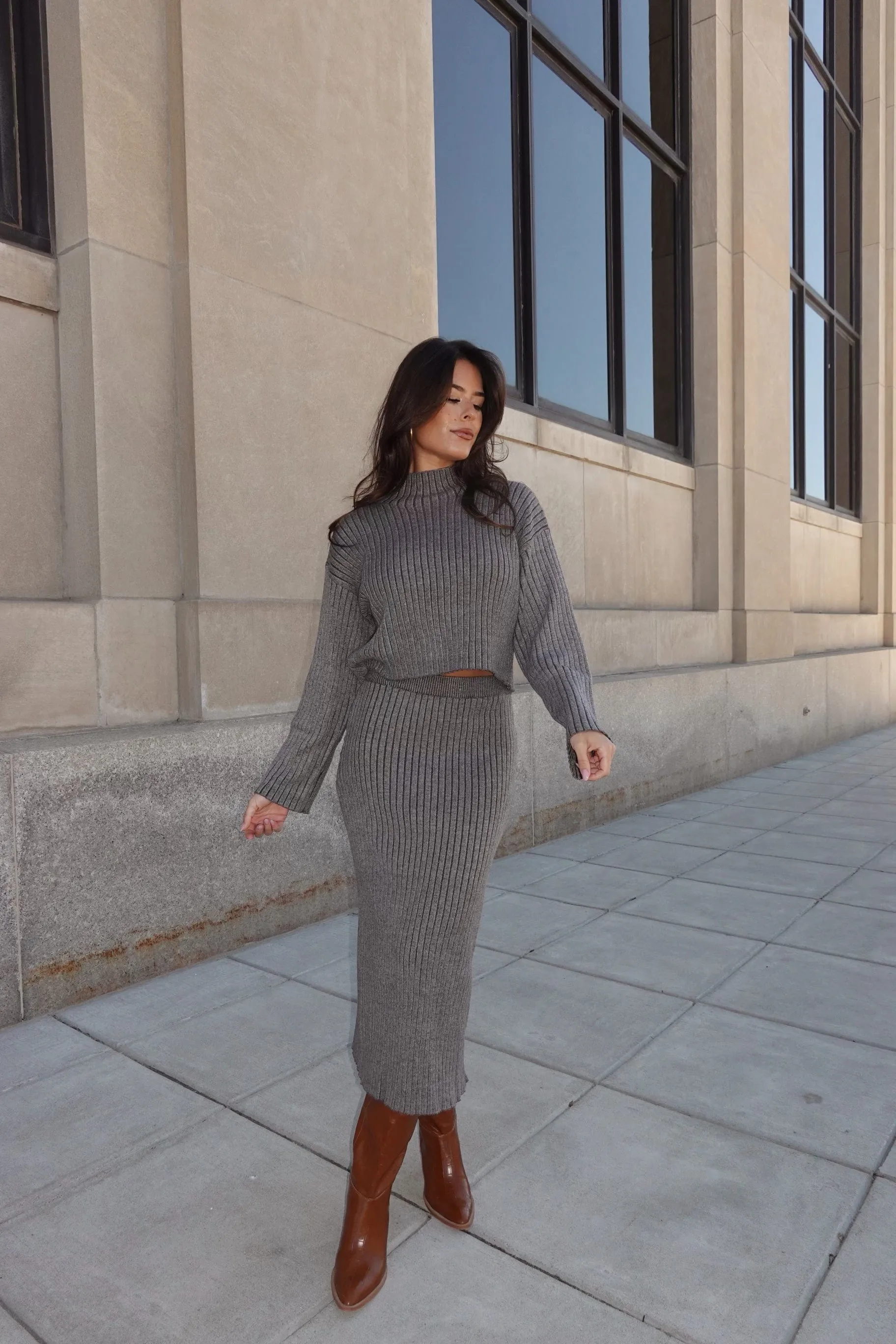 Understated Sweater Skirt