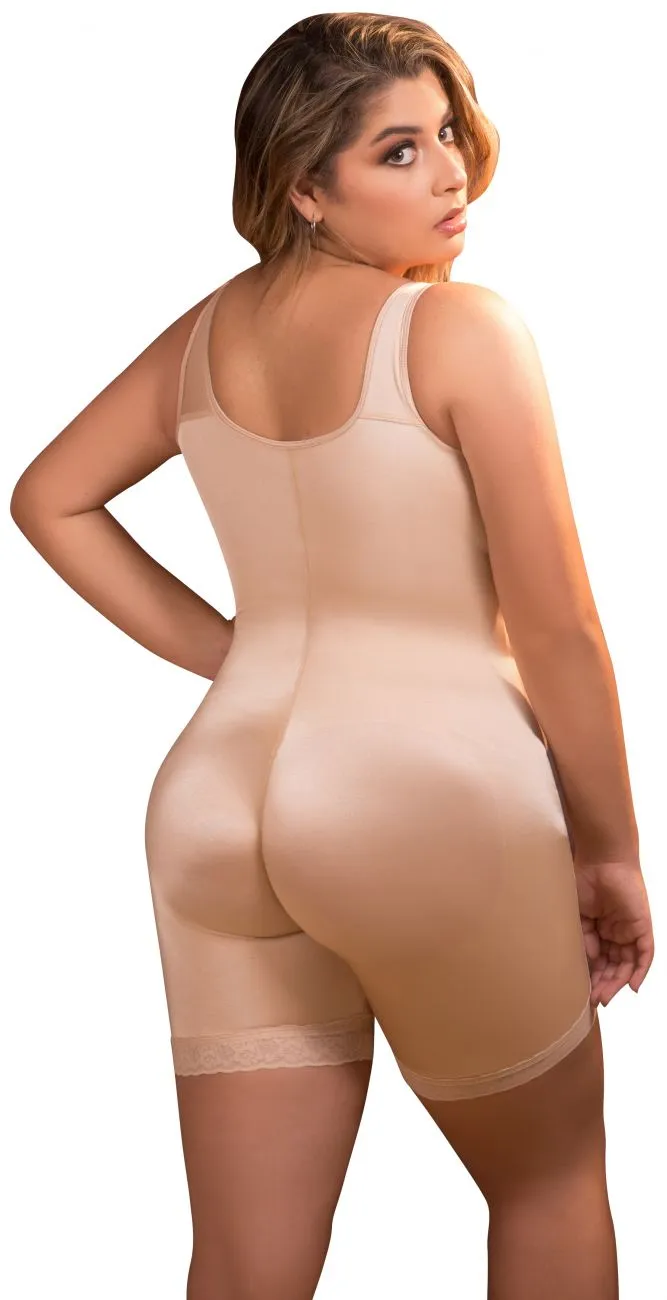 Vedette 944 Celeste Front Zipper Compression Garment.