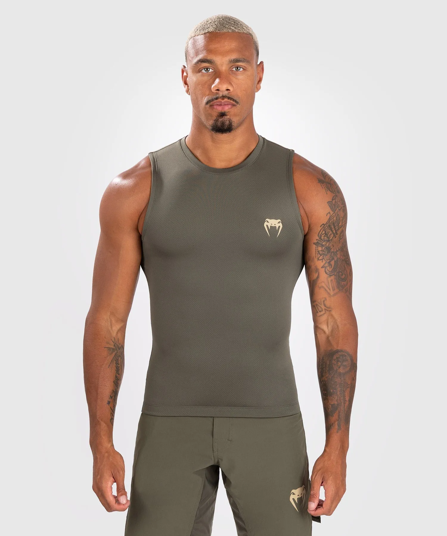 Venum Contender Men’s Sleeveless Rashguard - Khaki