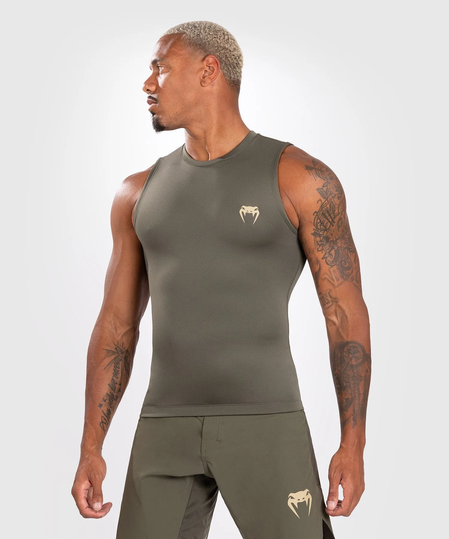 Venum Contender Men’s Sleeveless Rashguard - Khaki