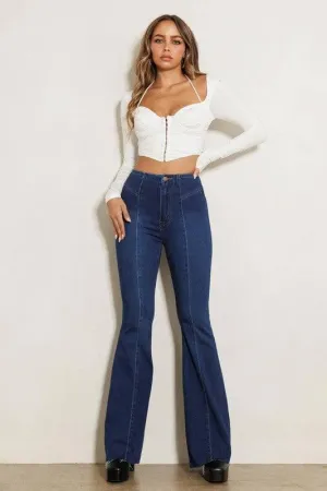 Vibrant M.I.U. High Waisted Flare Jeans