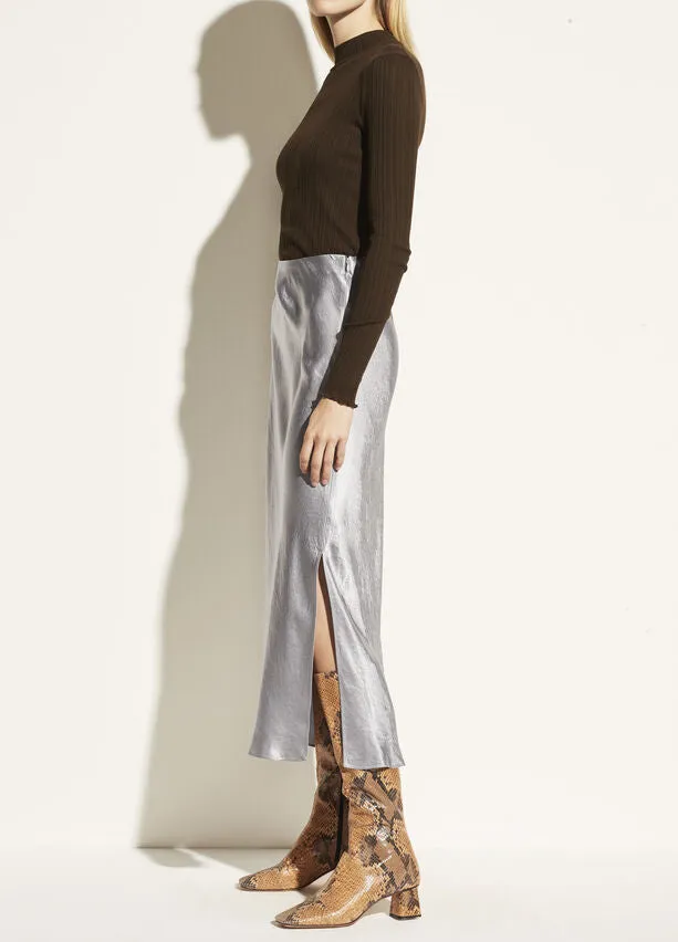 Vince Side Slit Slip Skirt