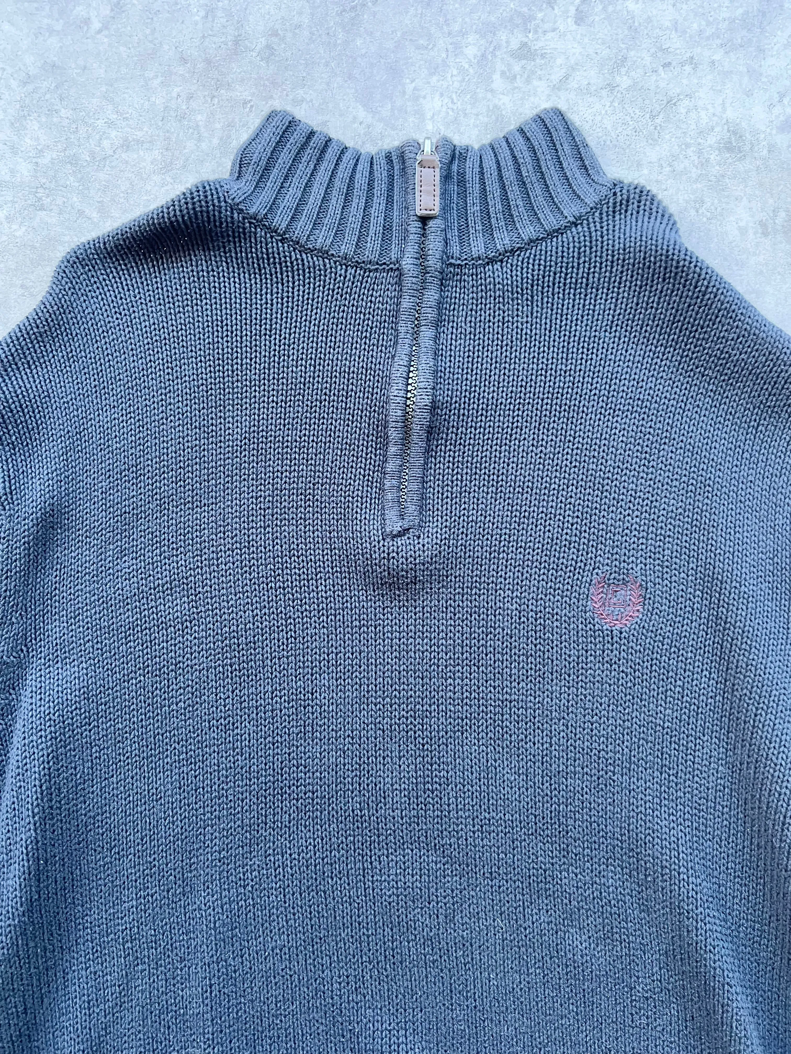 Vintage 90's Chaps Ralph Lauren 1/4 Zip Knit Sweater (L)