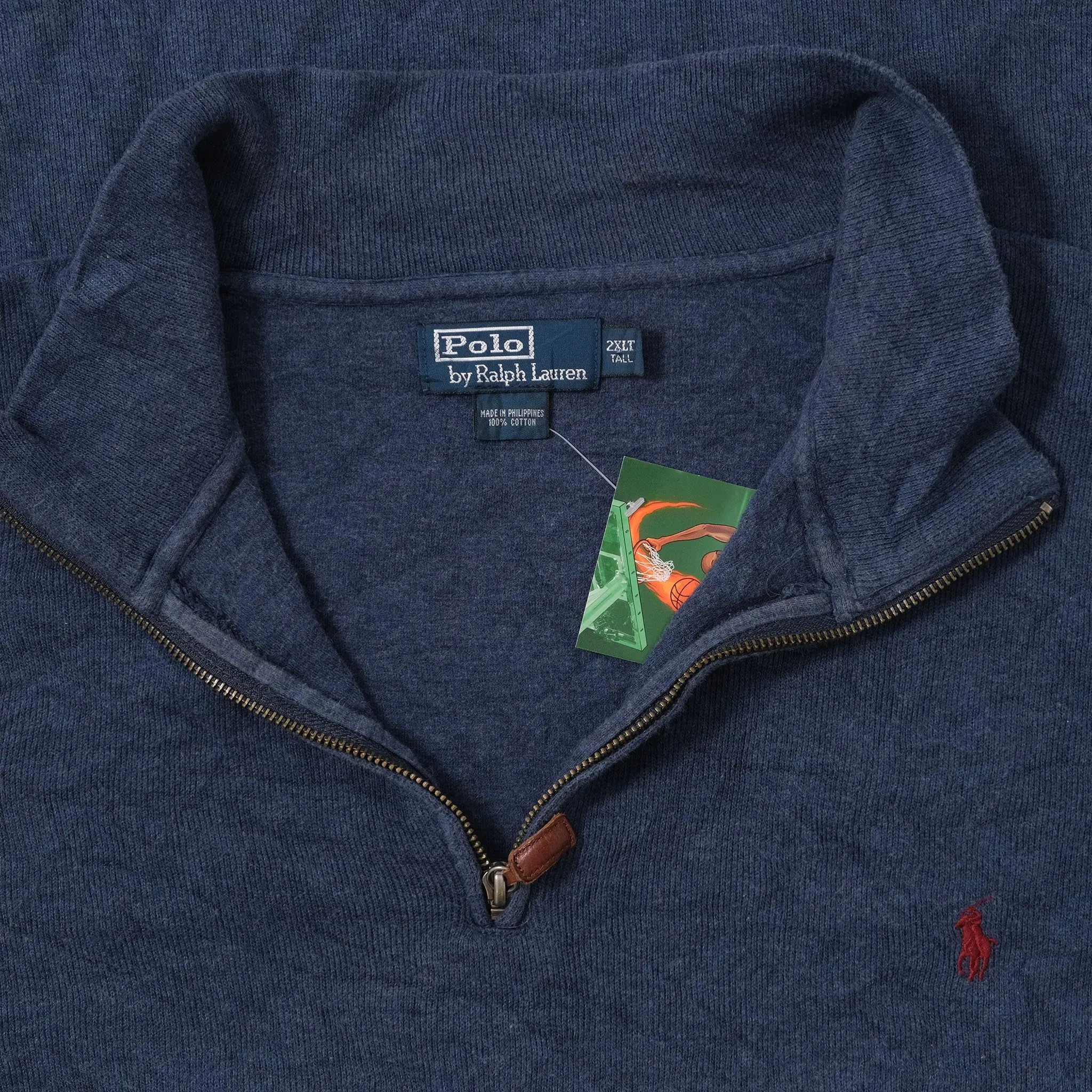 Vintage Polo Ralph Lauren Q-Zip Sweater 3XLarge