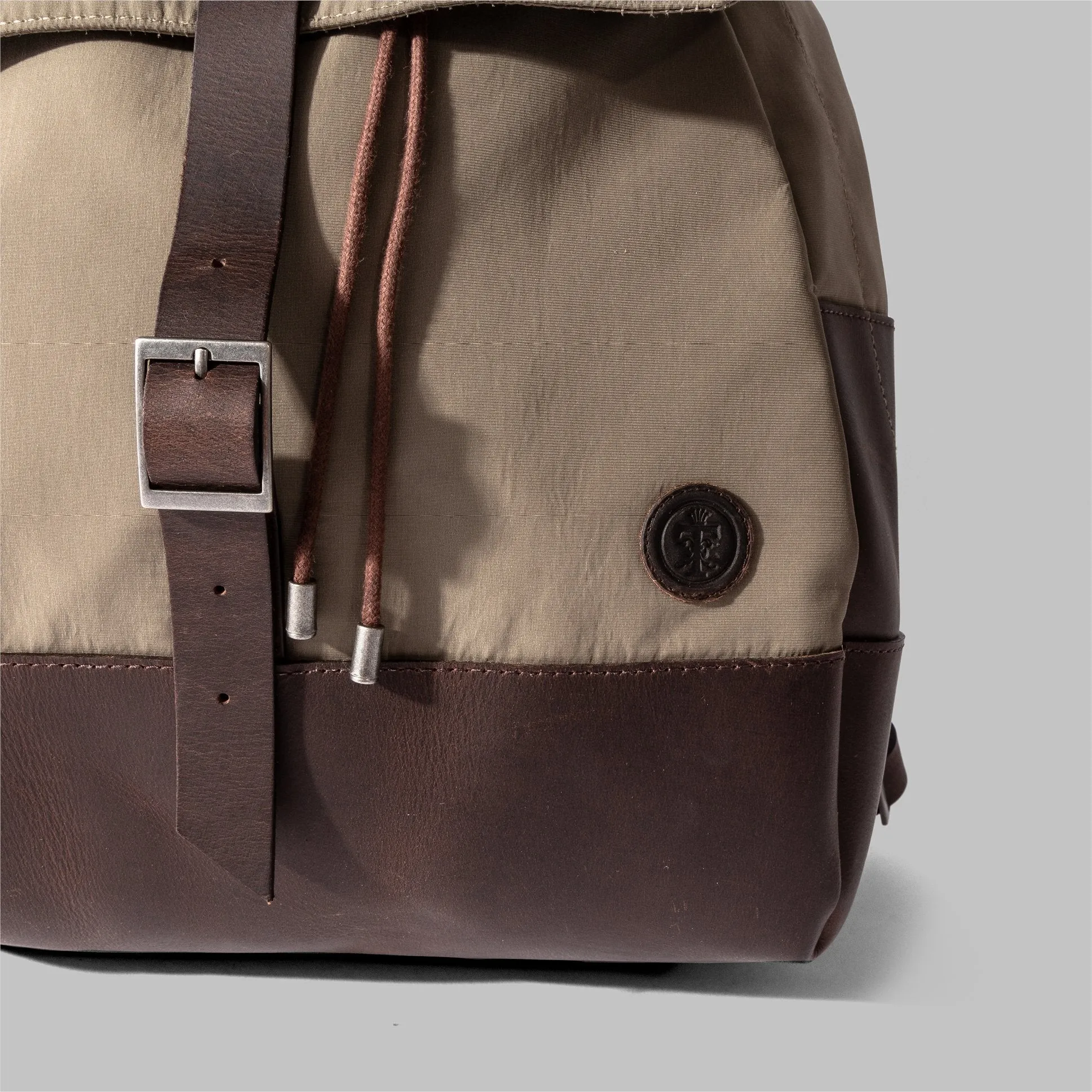 Weston Beige Nylon Rucksack