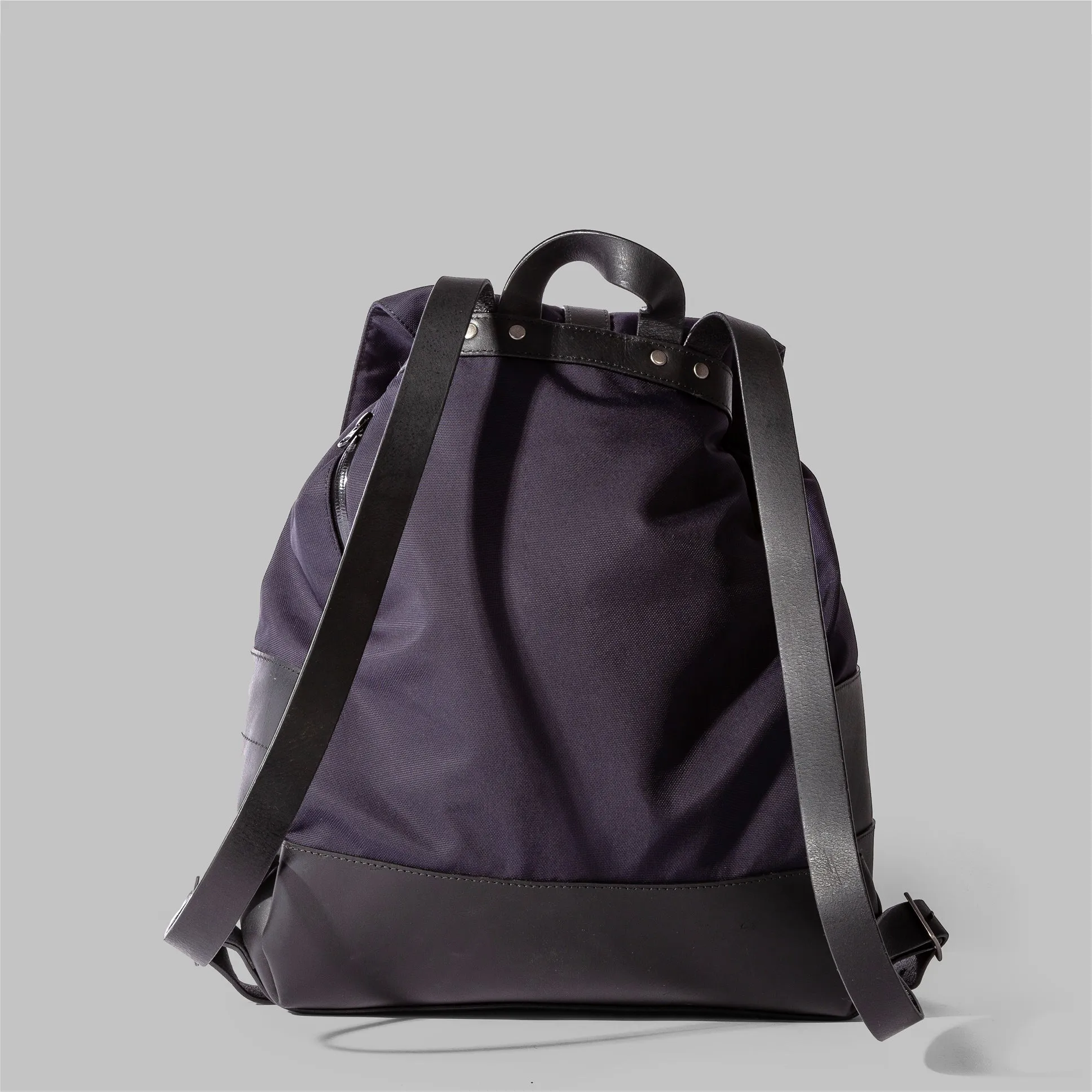 Weston Navy Nylon Rucksack