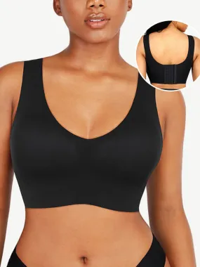 Wholesale Fitted V-Neck Seamless Bra Tank Top