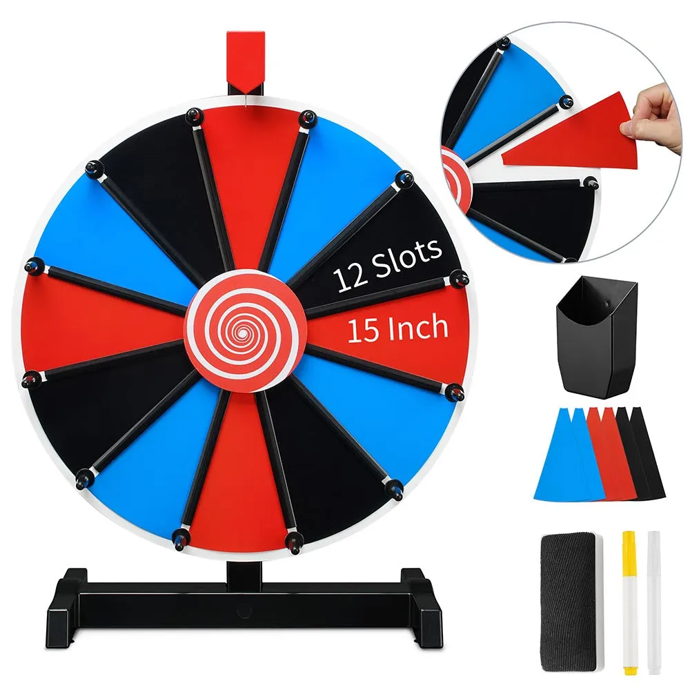 WinSpin 15 inch Prize Wheel Tabletop Dry Erase