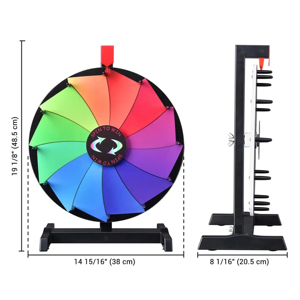 WinSpin 15 inch Prize Wheel Tabletop Dry Erase