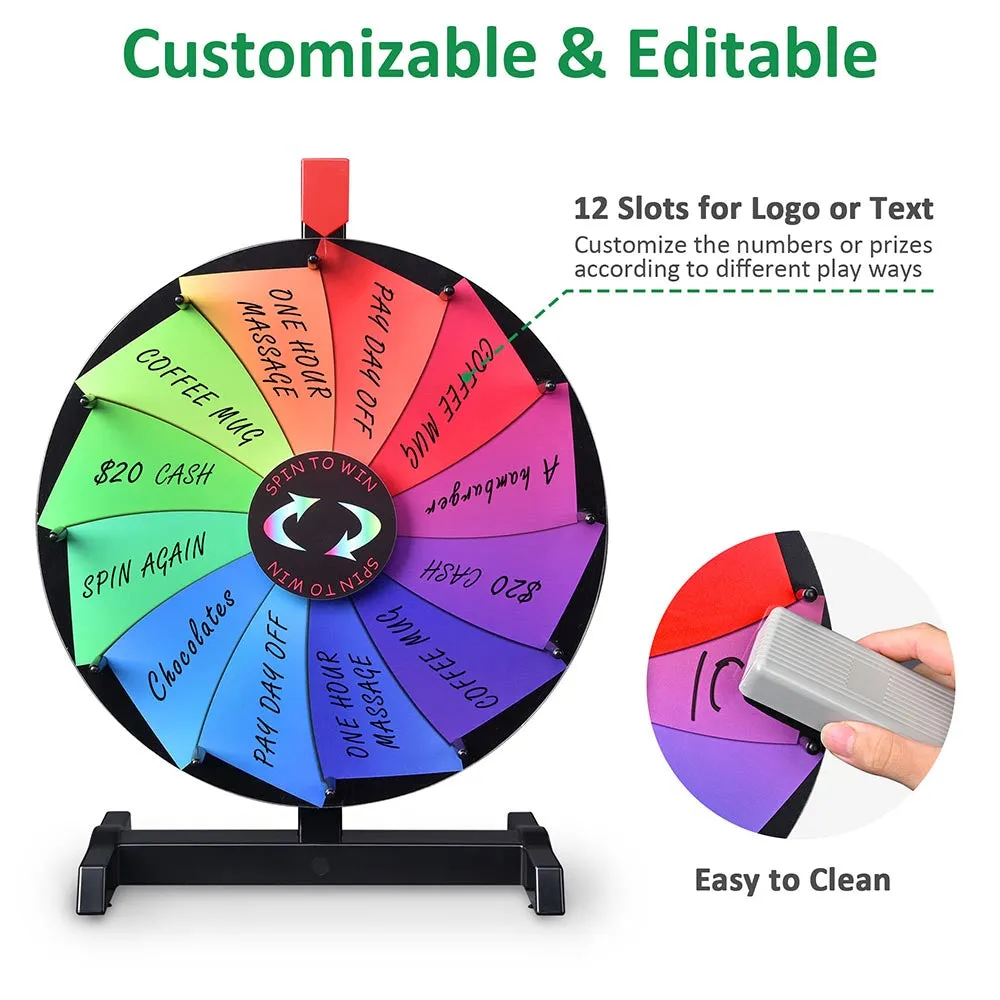 WinSpin 18" Tabletop Dry Erase Prize Wheel