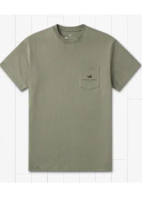 Youth Birdshot Tee in Bay Green by Southern Marsh