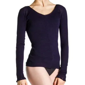 Z0105 - Bloch Kara Long Sleeve V Womens Top