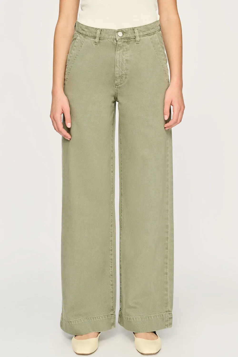 Zoie Wide Leg Relaxed | Alpine Green