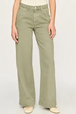 Zoie Wide Leg Relaxed | Alpine Green